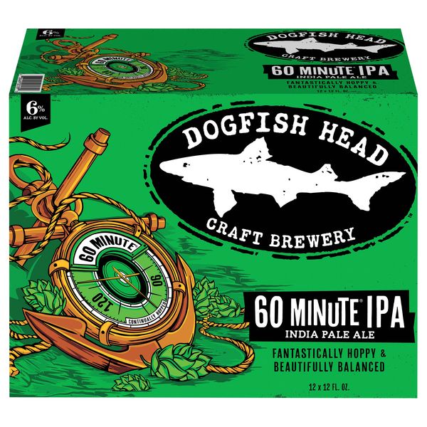 Dogfish Head 60 Min 12oz\12 Pk Cans