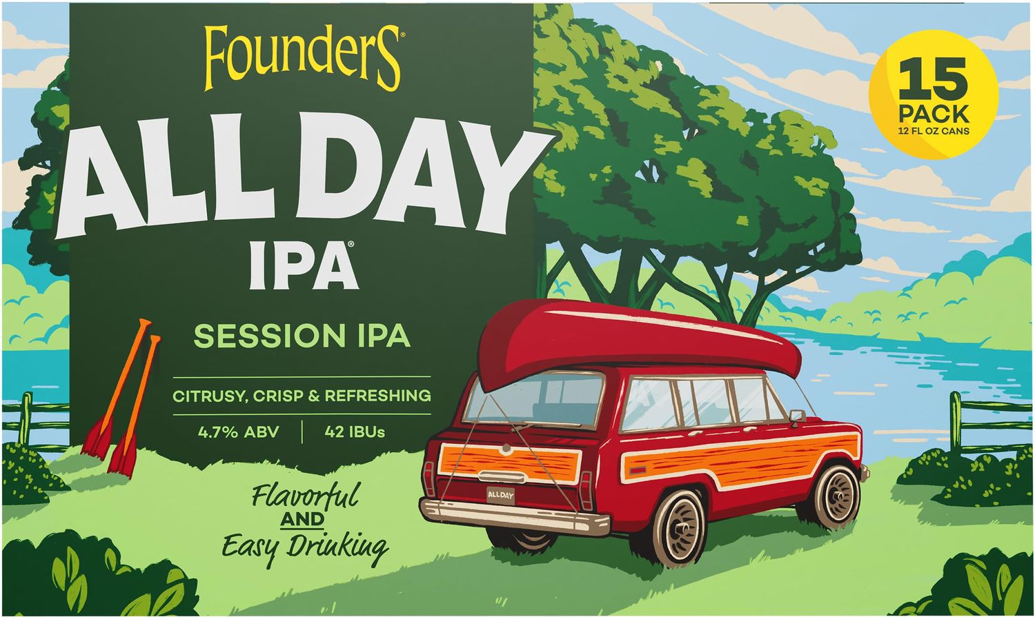 Founders All Day Ipa 15 Pk CN
