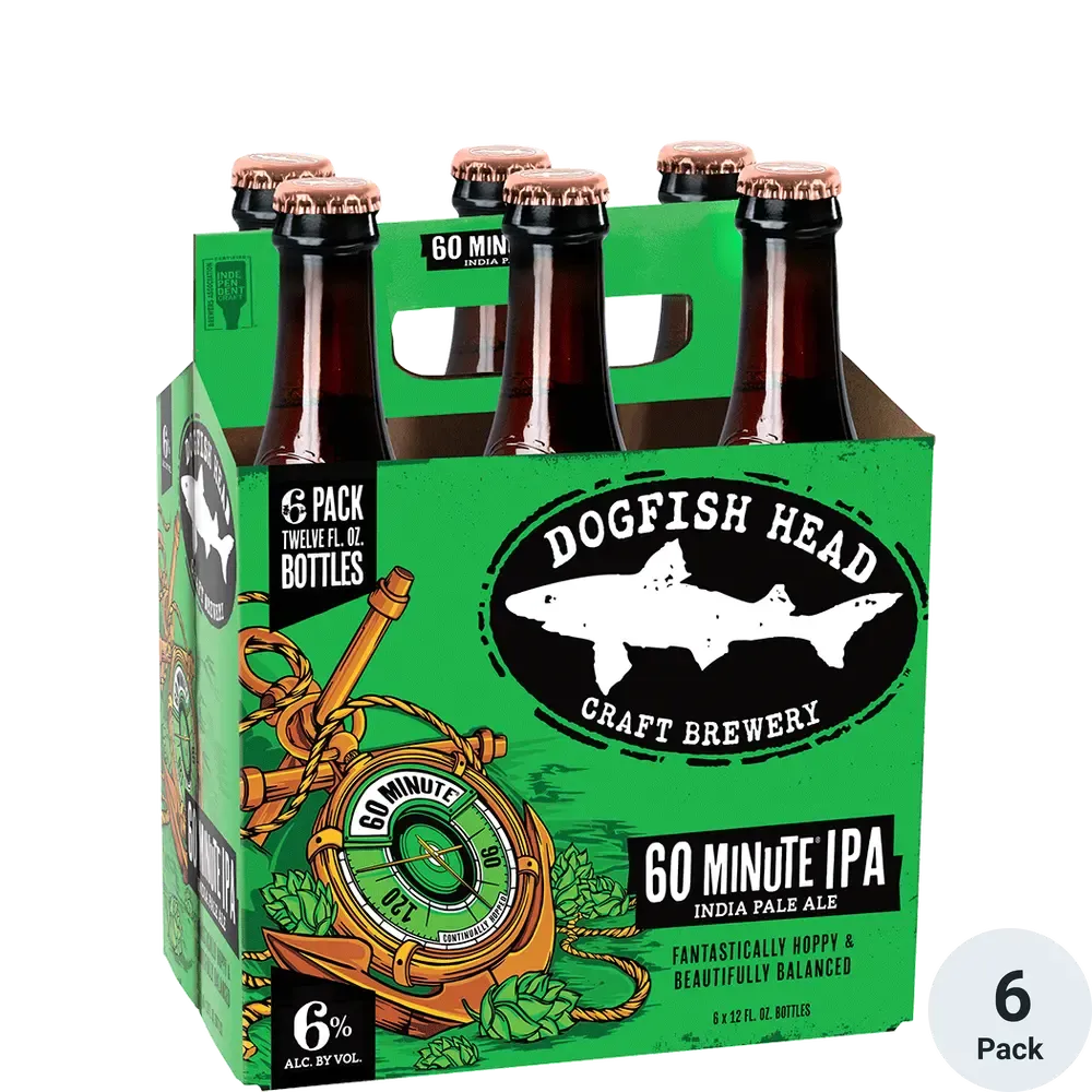 Dogfish Head 60 Min Ipa 12oz\6 Pk BTL