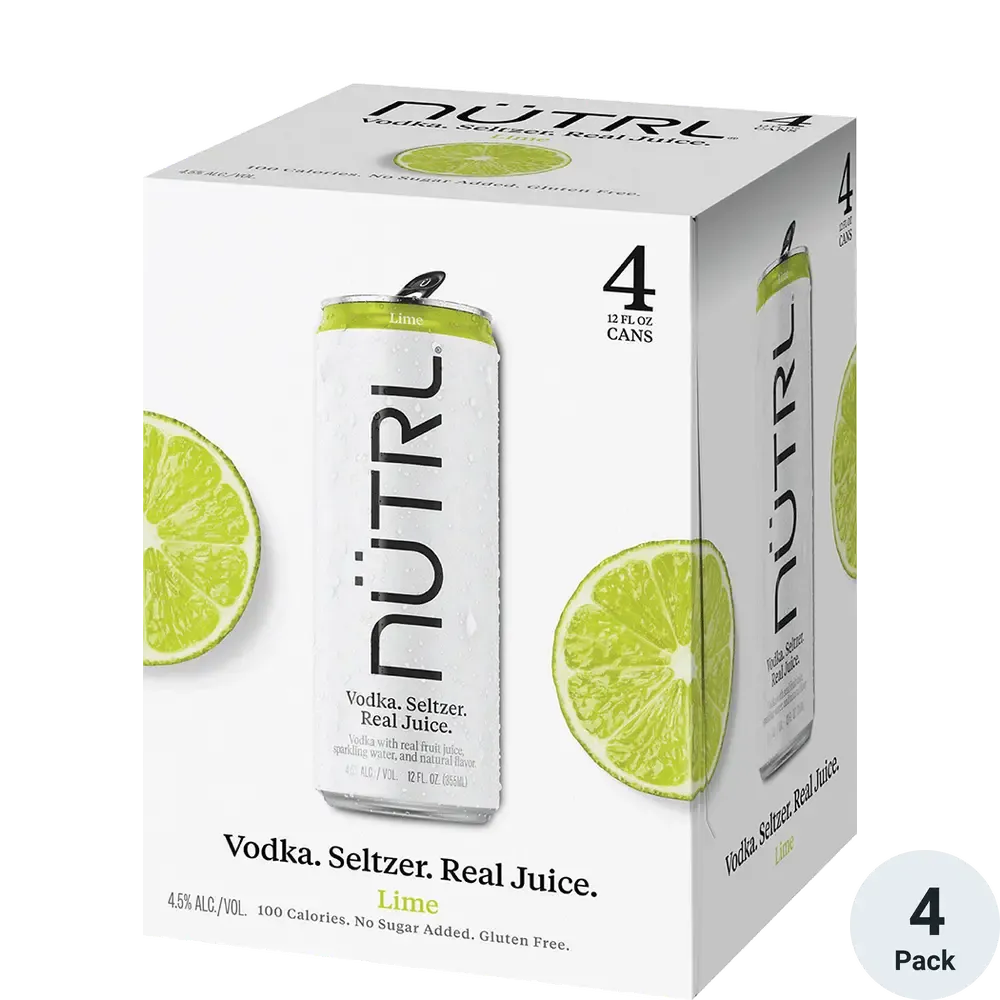 Nutral Lime 12oz\4 Pack Cans