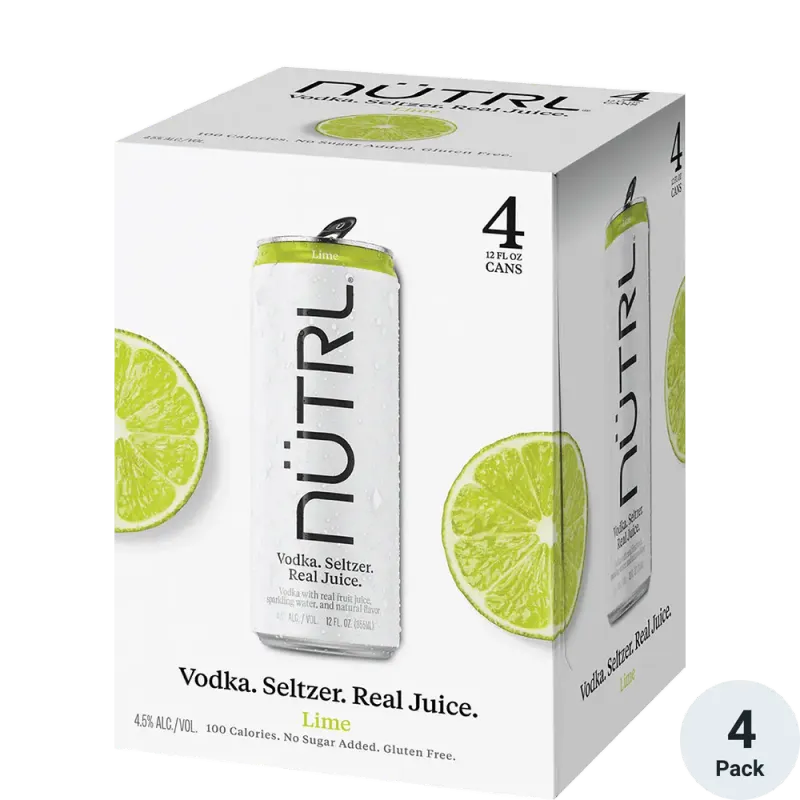 Nutral Lime 12oz\4 Pack Cans