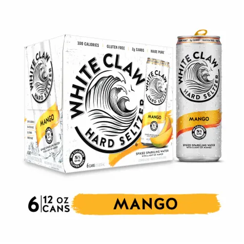 White Claw Mango 1\6 Pack Cans