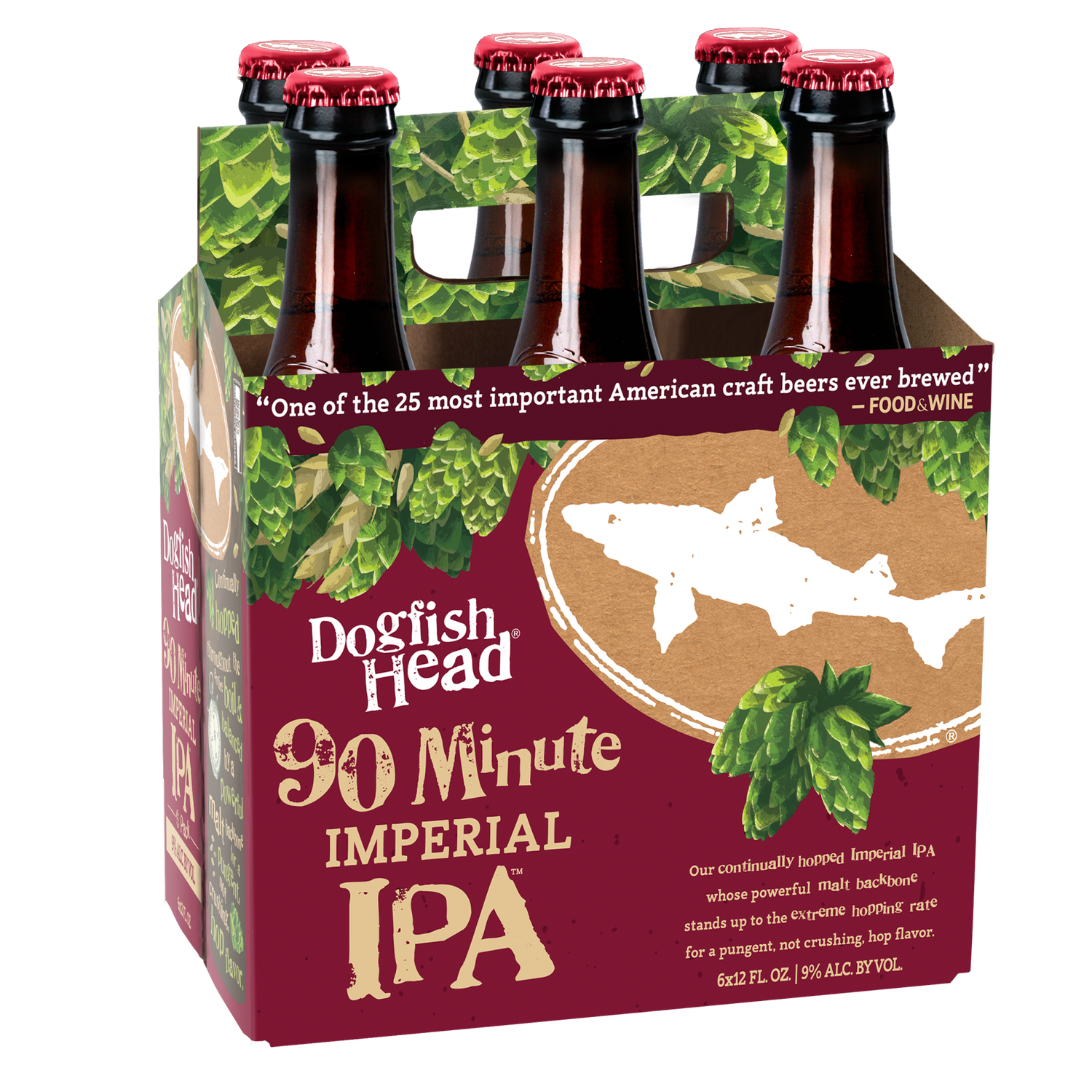 Dogfish Head 90 Min Ipa 12oz\6pk Btls