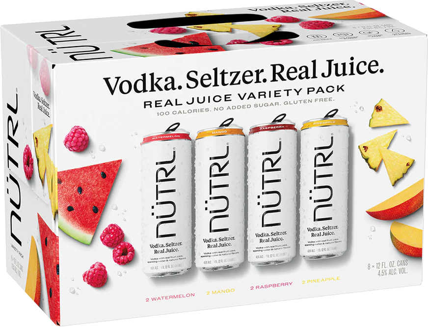 Nutrl Fruit varity 12oz\8pk Cans