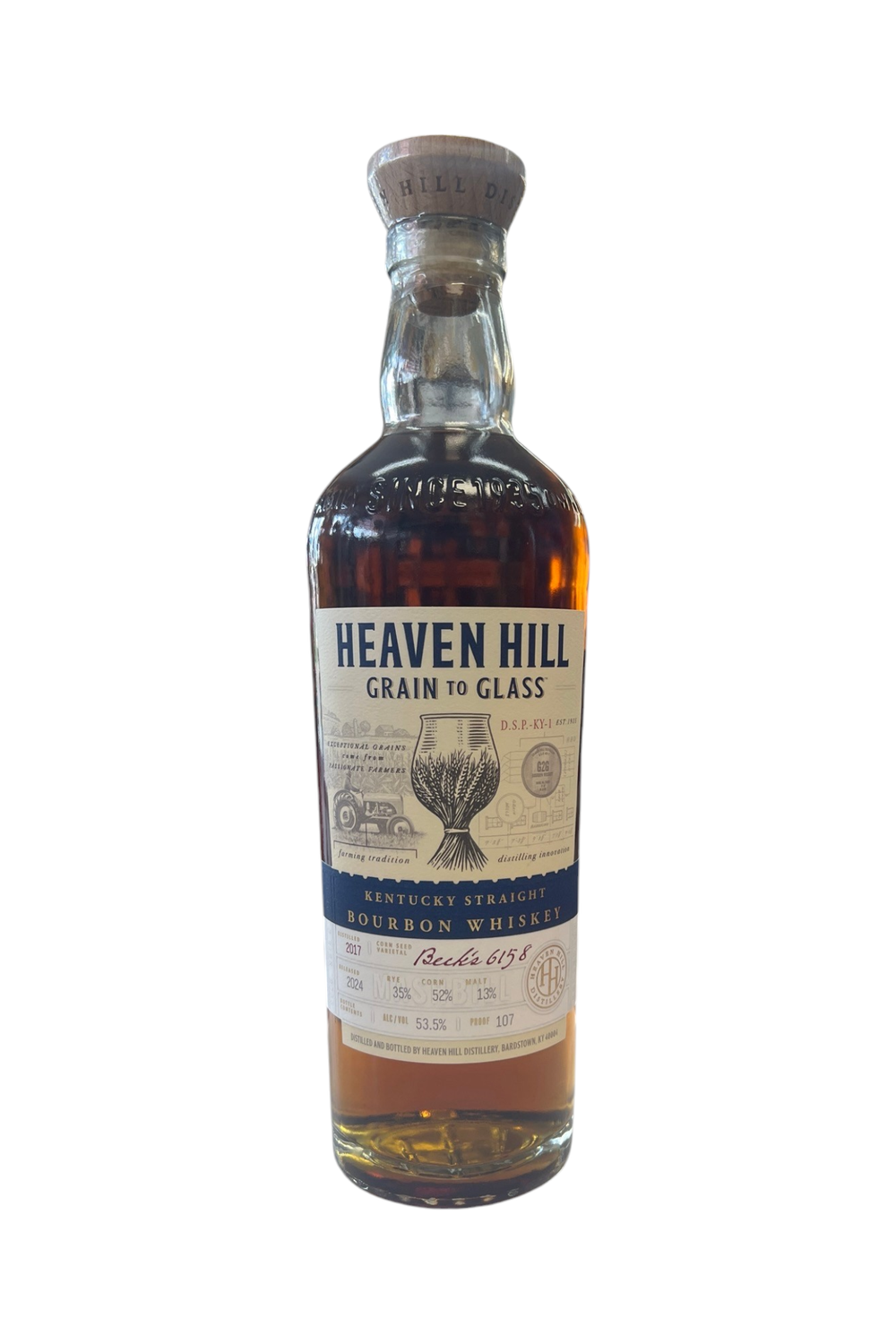 Heaven Hill BBN Grain To Glass 750ml