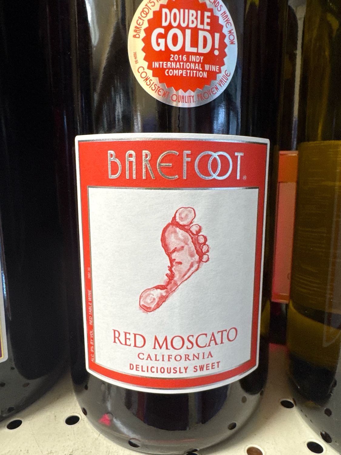Barefoot Red Moscato 1.5 L