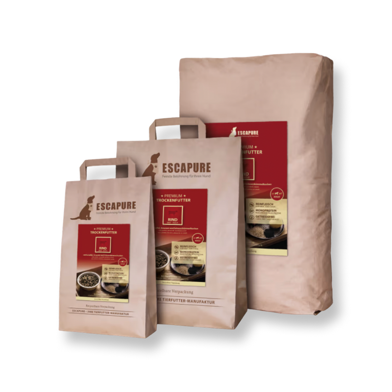 Escapure Premium Rind - wysokiej jakości karma dla psa, wołowina wypiekana w piecu Escapure Premium Rind - wysokiej jakości karma dla psa, wołowina wypiekana w piecu