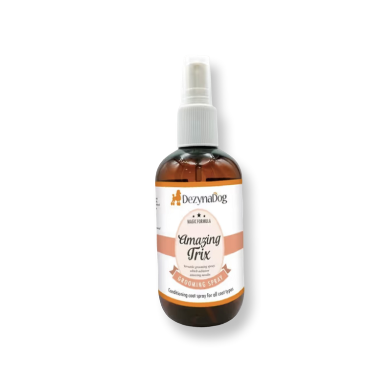 DezynaDog Magic Formula Amazing Trix Grooming Spray - odżywka dla psa 3w1, nabłyszczacz, rozkołtuniacz, antystatyk