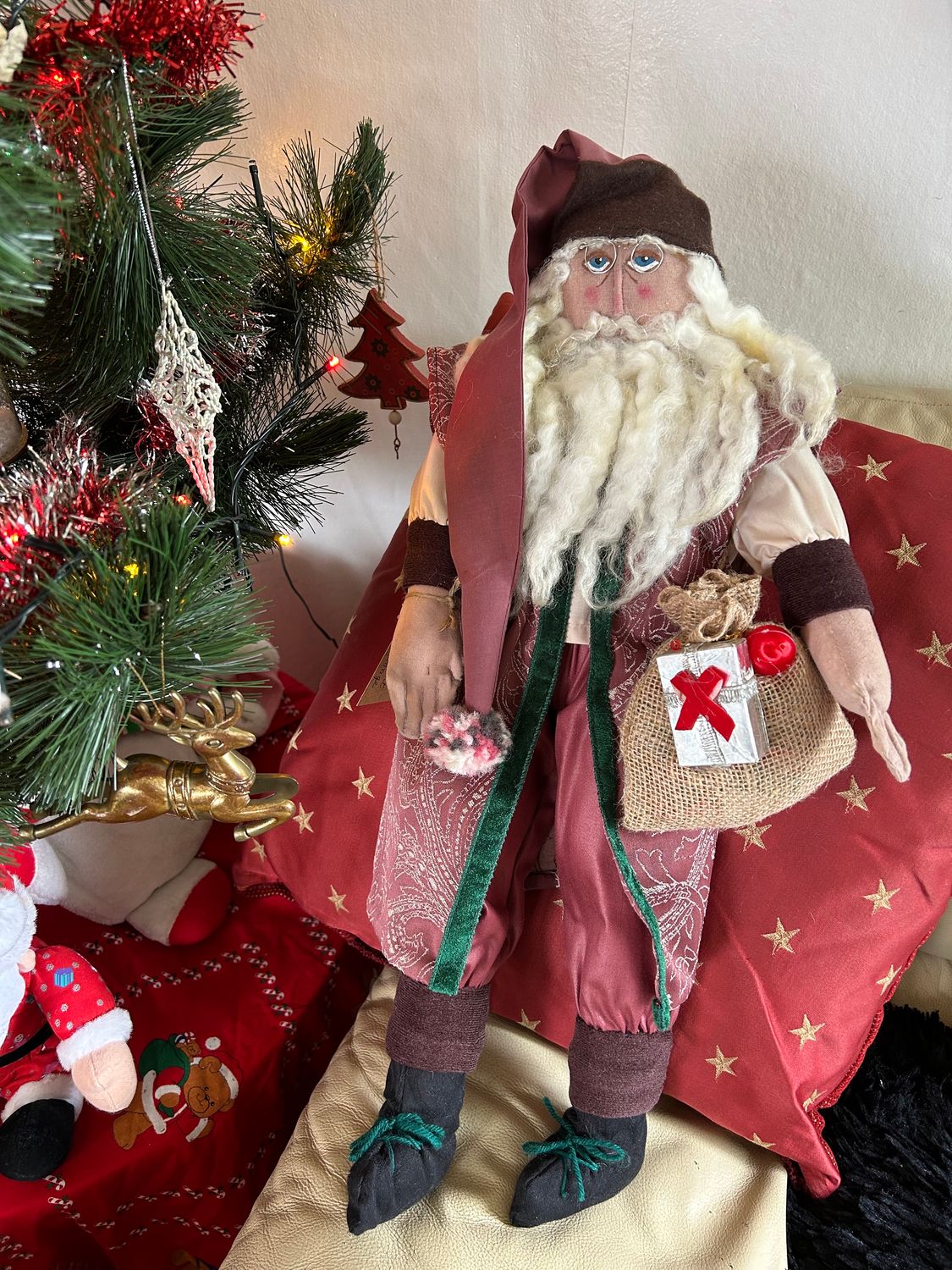 Santa Claus/Father Christmas Doll Vintage Inspired