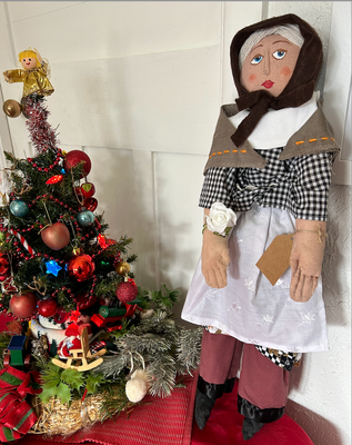 Hazel Mae Vintage Inspired OOAK Art Doll