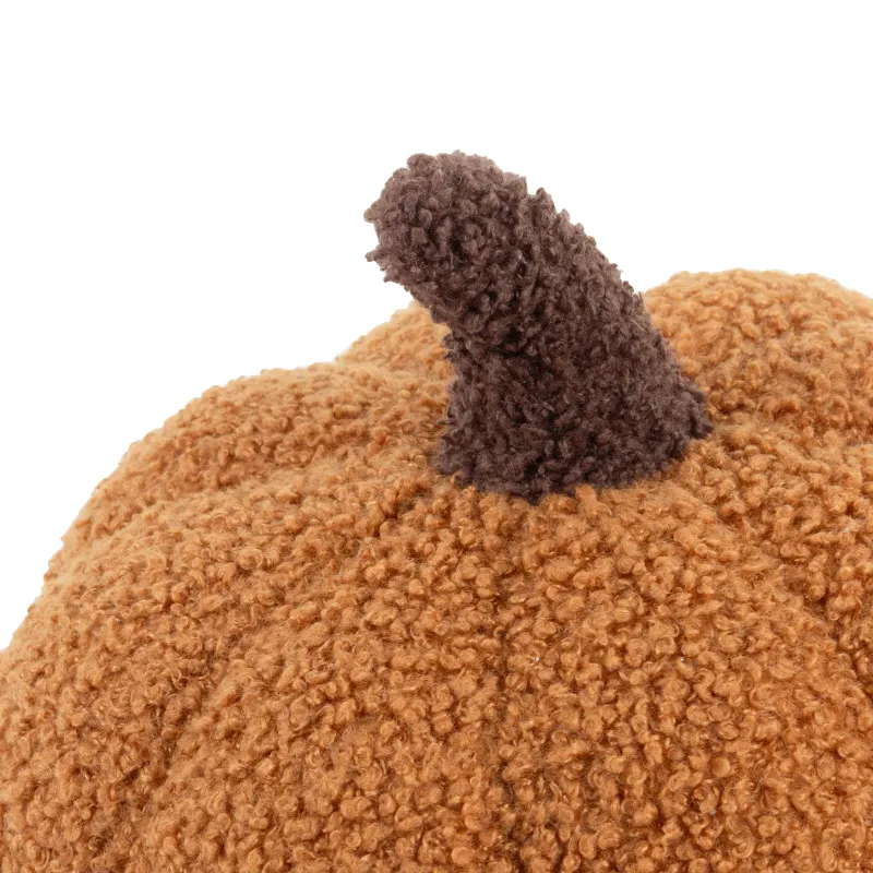 Boucle Pumpkin Doorstop Orange