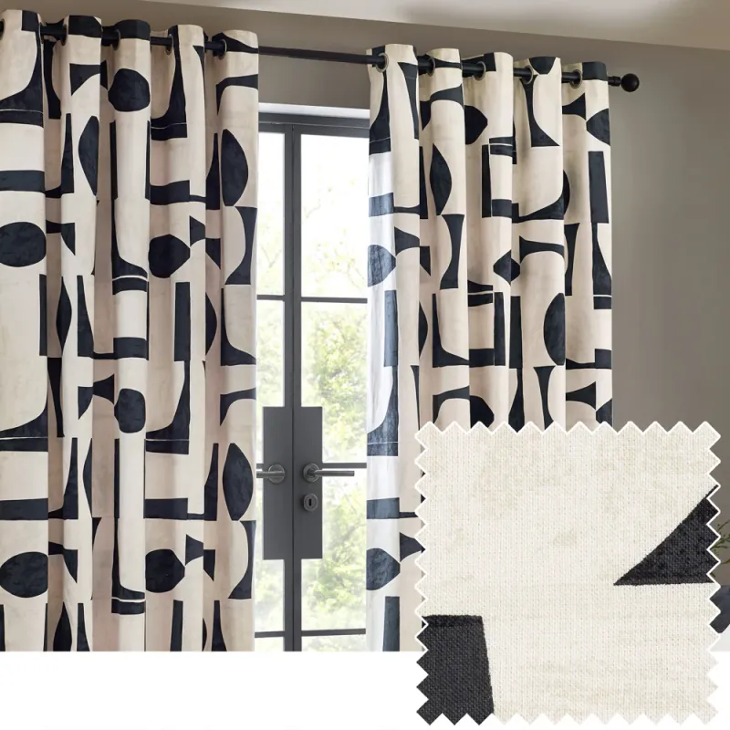Carro Abstract Curtains Dusk