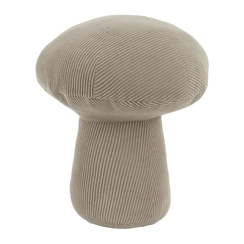 Cord Mushroom Door Stop Large Taupe