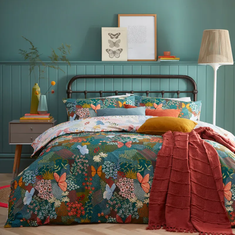 Forage Floral Reversible Duvet Cover Set