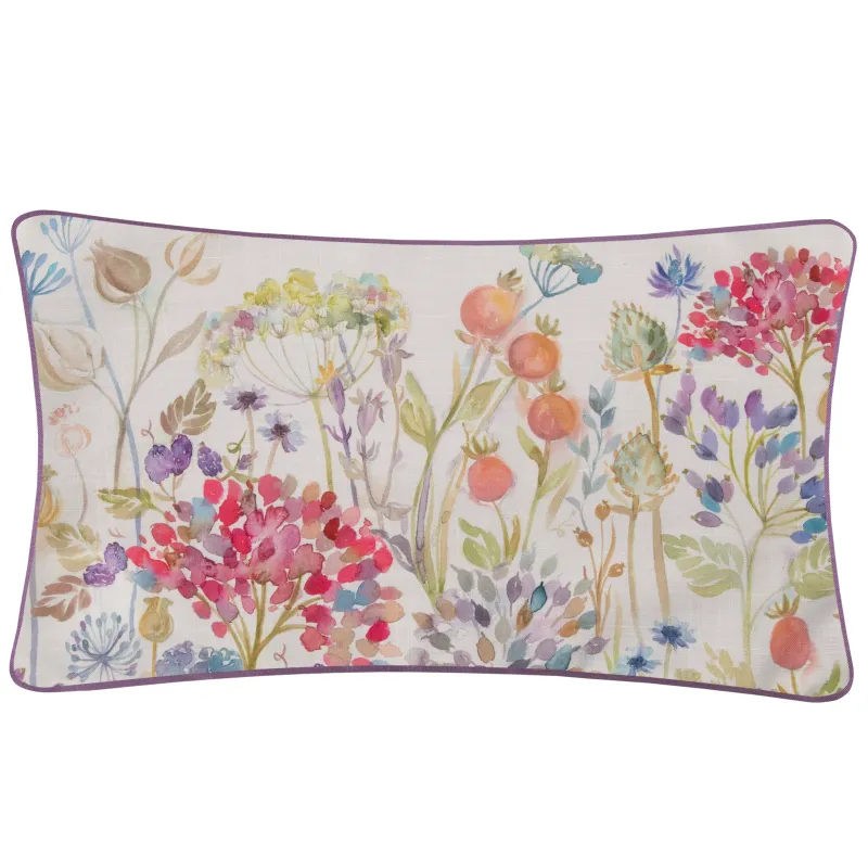 Hedgerow Outdoor Cushion Pink/Green