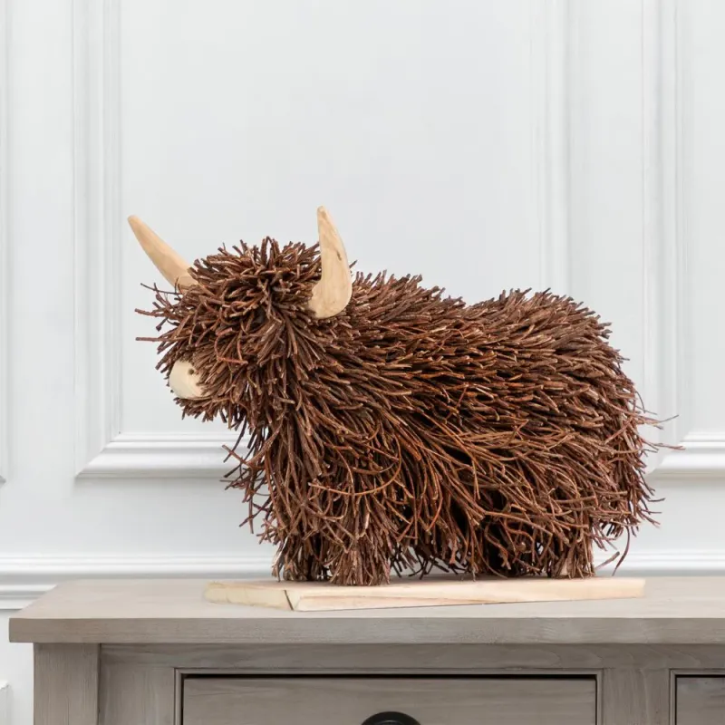 Hewie Wooden Sculpture Brown
