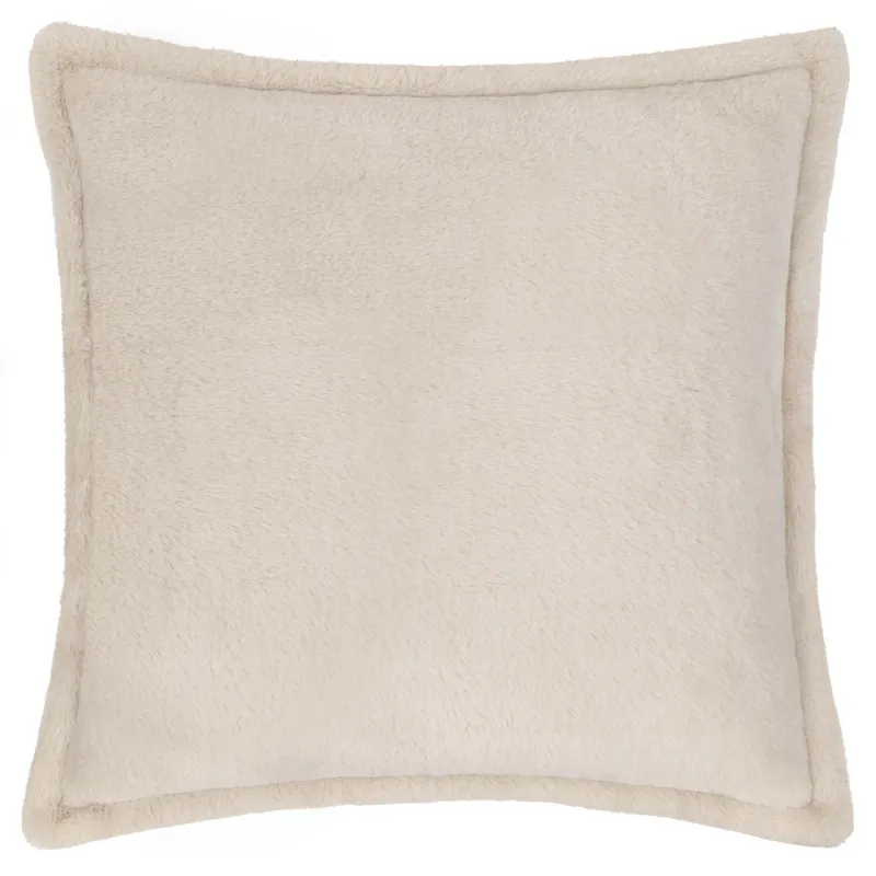 Kallu Faux Fur Cushion Natural
