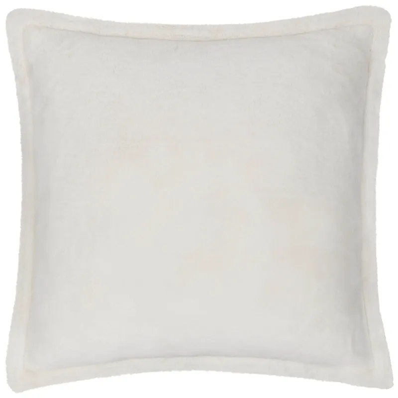 Kallu Faux Fur Cushion Ecru