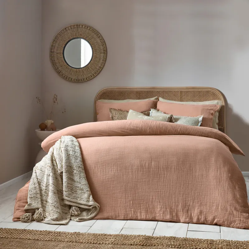Lark Cotton Muslin Duvet Cover Set