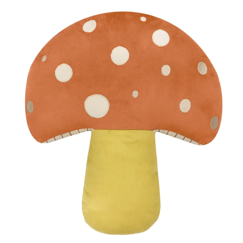 Mushroom Kids Novelty Cushion Orange