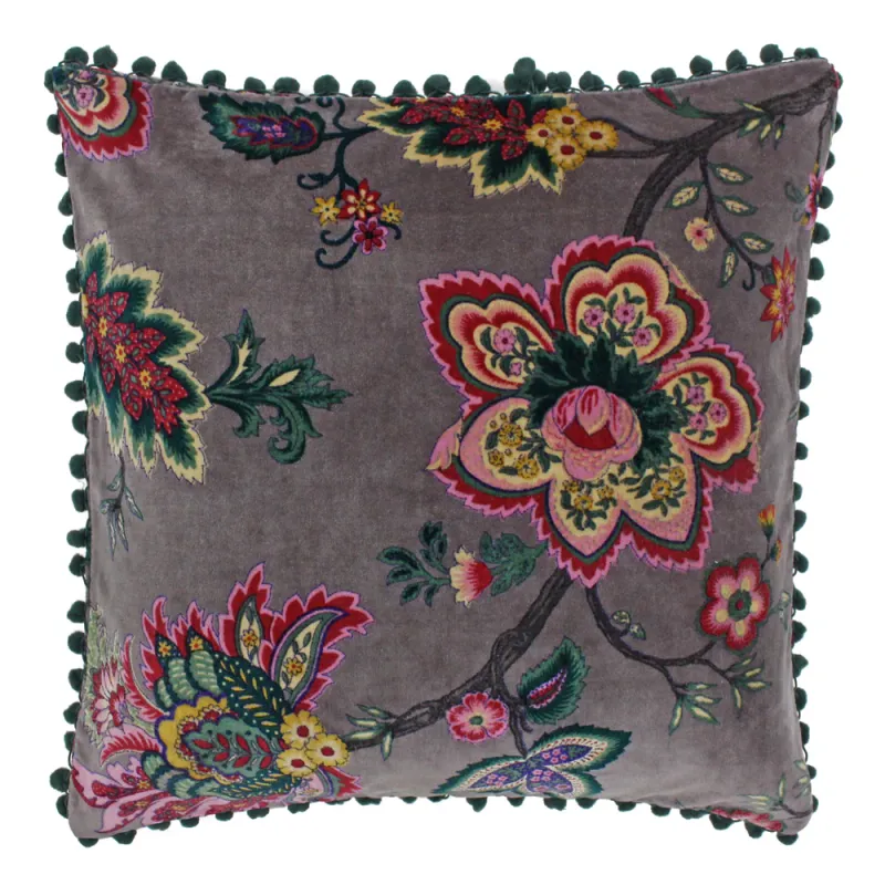 Palampur Velvet Cushion Mink
