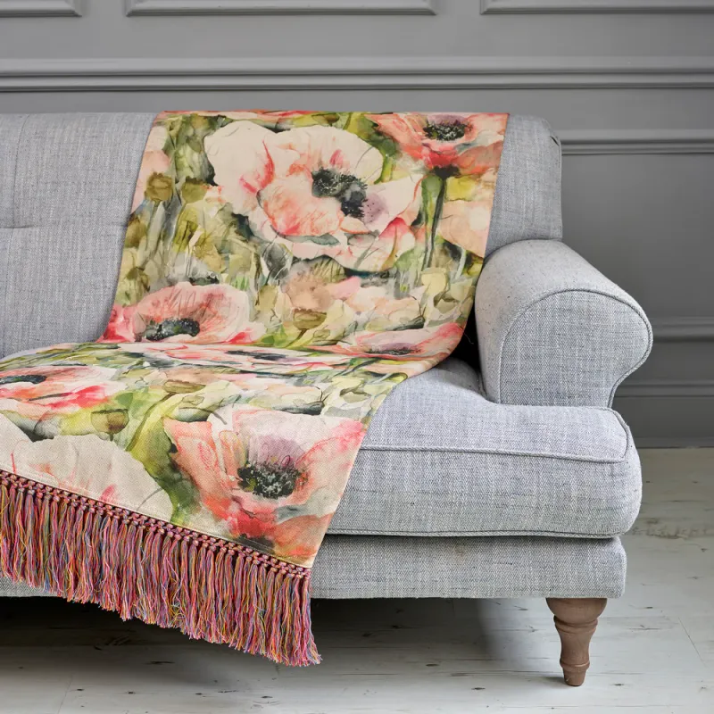 Papavera Printed Throw