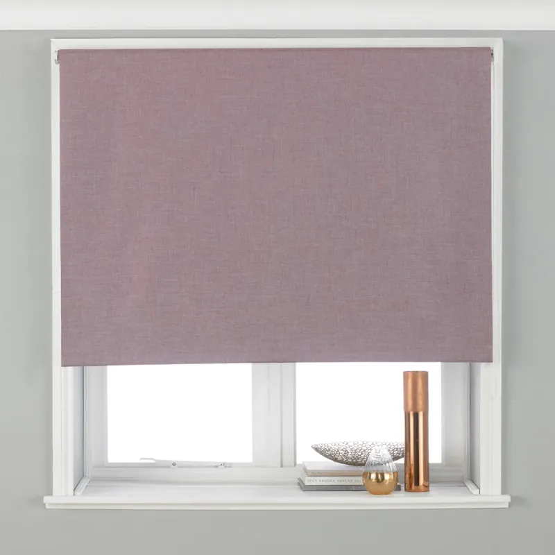 Twilight Thermal Blackout Roller Blind Mauve