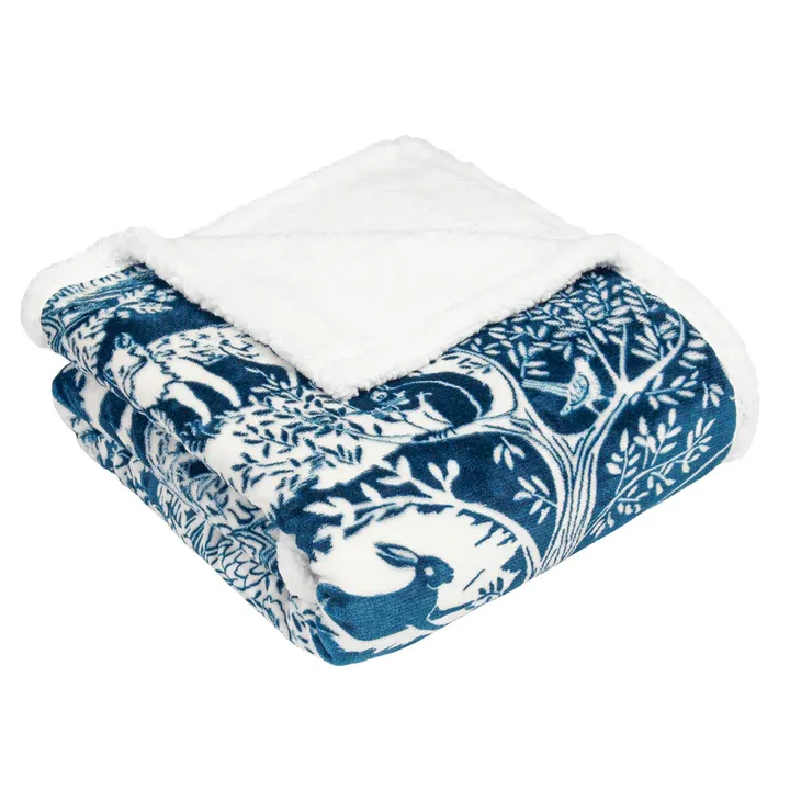 Winter Woods Fleece Throw Various Colours