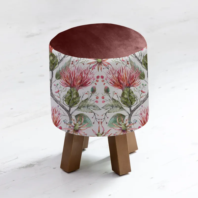 Varys Monty Round Footstool