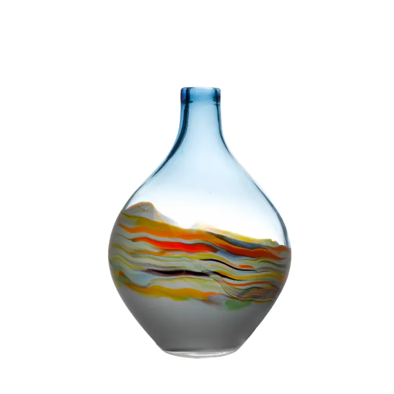 Rhian Vase Agate Round