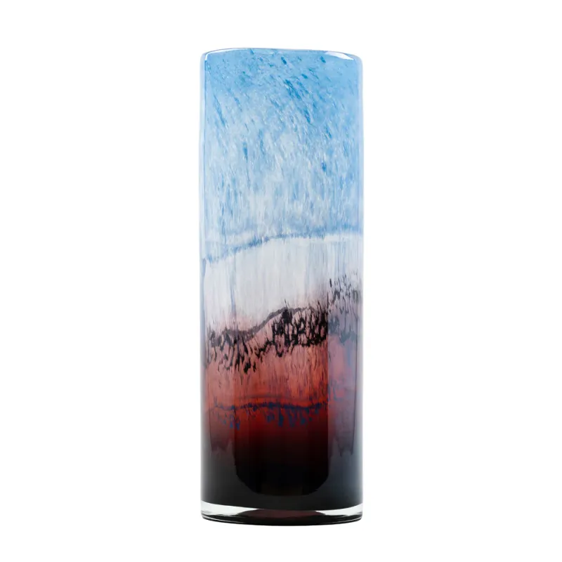 Oslovor Hand-Blown Vase Indigo