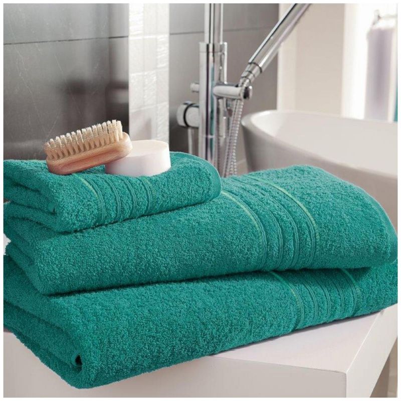 New Hampton Cotton Towel Aqua Packs of 4