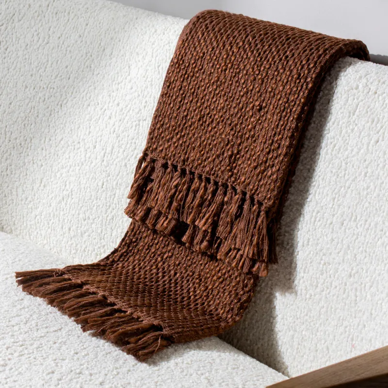 Morni Woven Fringed Throw