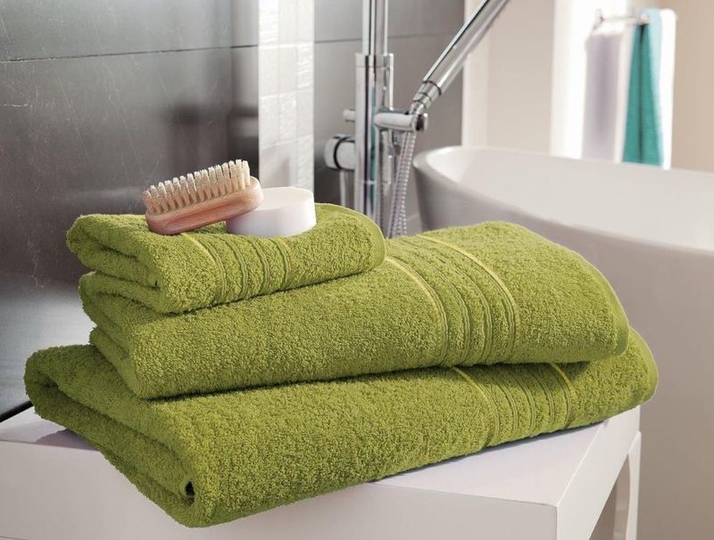 New Hampton Cotton Towel Lime Packs of 4