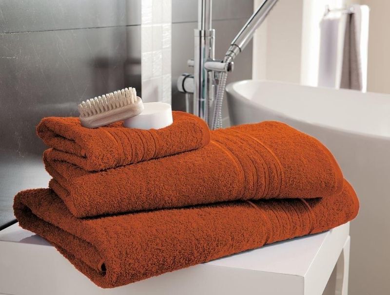 New Hampton Cotton Towel Orange Packs of 4