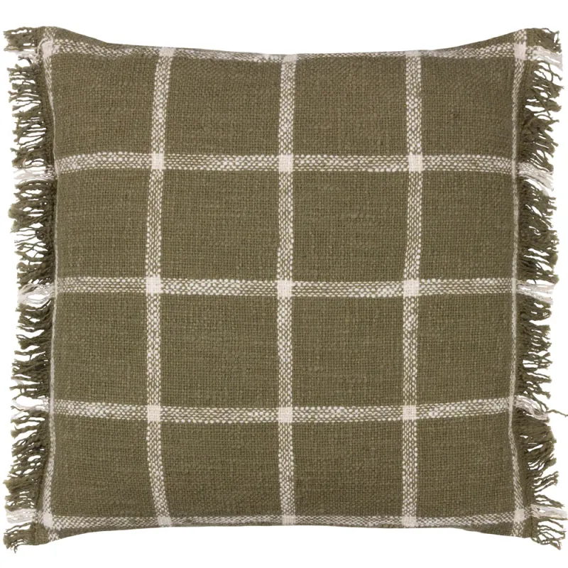 Beni Cushion Moss/Natural