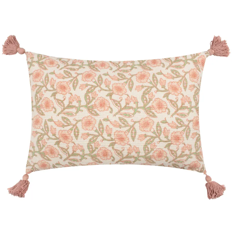 Delphine Printed Cotton Cushion