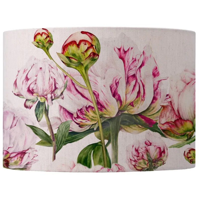 Heligan Linen Eva Lamp Shade Fuchsia