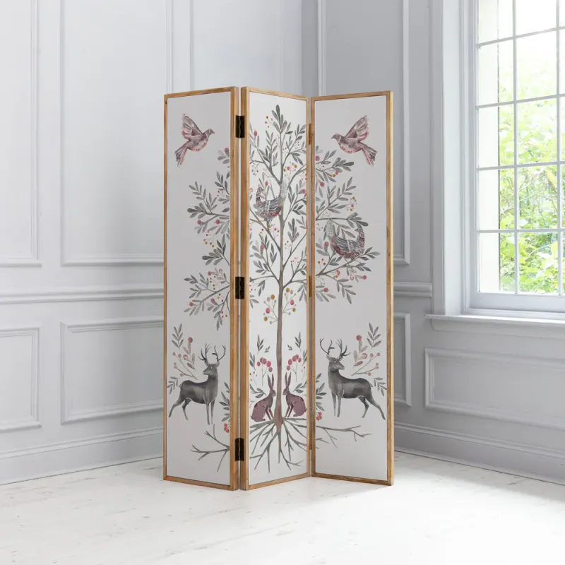 Katsura Solid Wood Room Divider Mulberry