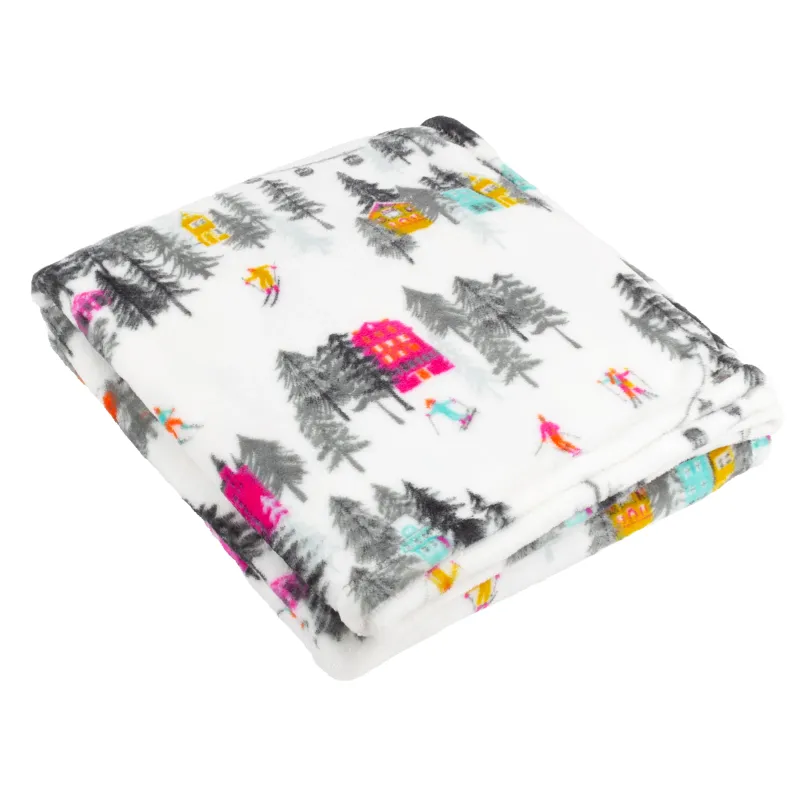 Aspen Fleece Throw Snow
