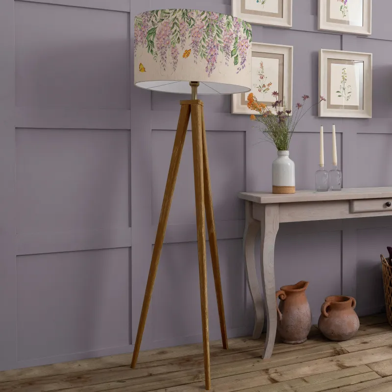 Mariposa Eva & Aratus Complete Floor Lamp Cream