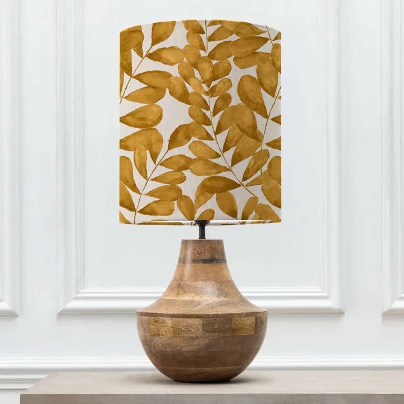 Rowan Anna & Leven Complete Table Lamp Mango/Gold
