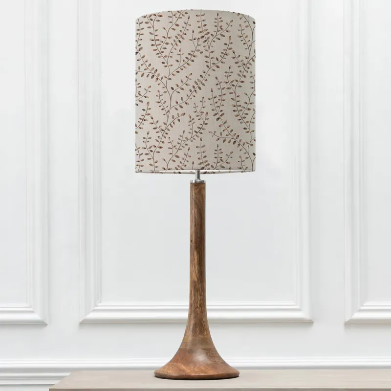 Eden Anna & Kinross Complete Table Lamp Mango/Sienna