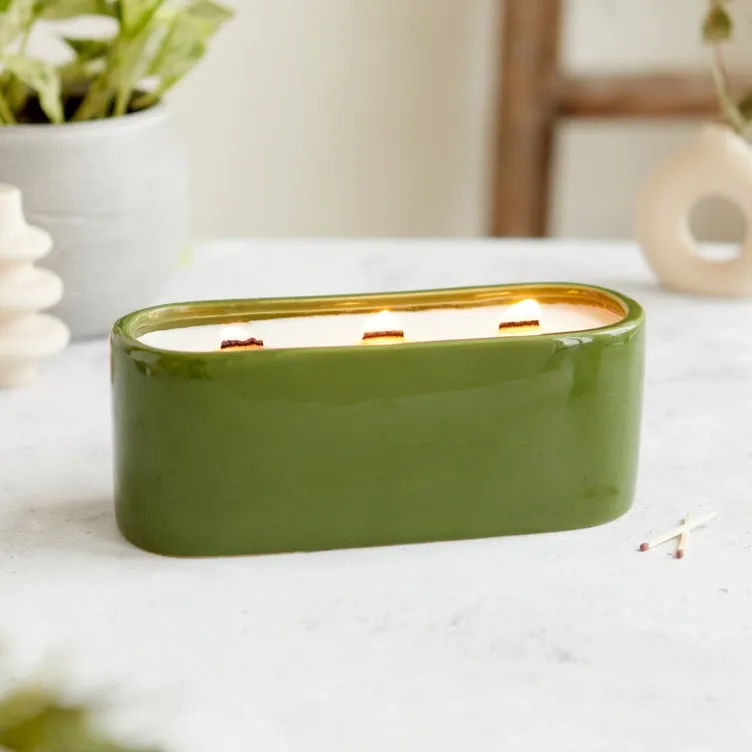 Olive Baguette Candle Bergamot & Juniper