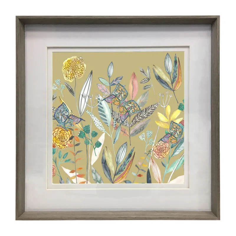 Orchard Framed Print Nut/Harvest