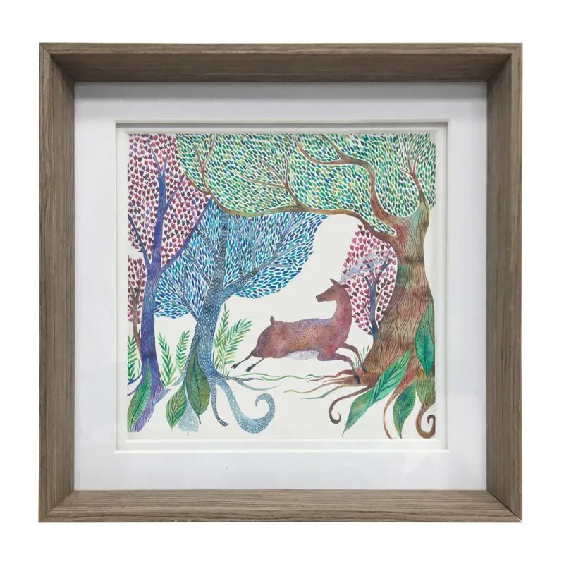 Willow Woods Framed Print Nut