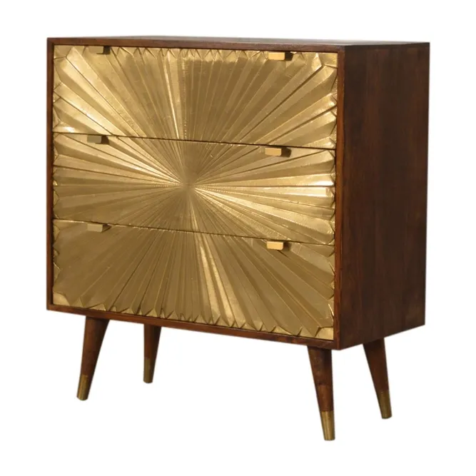 Manila Gold Chest Mango Wood