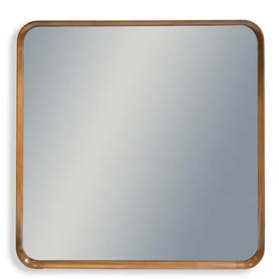 Extra Large Oak Wood-Framed Dovetail Wall Mirror