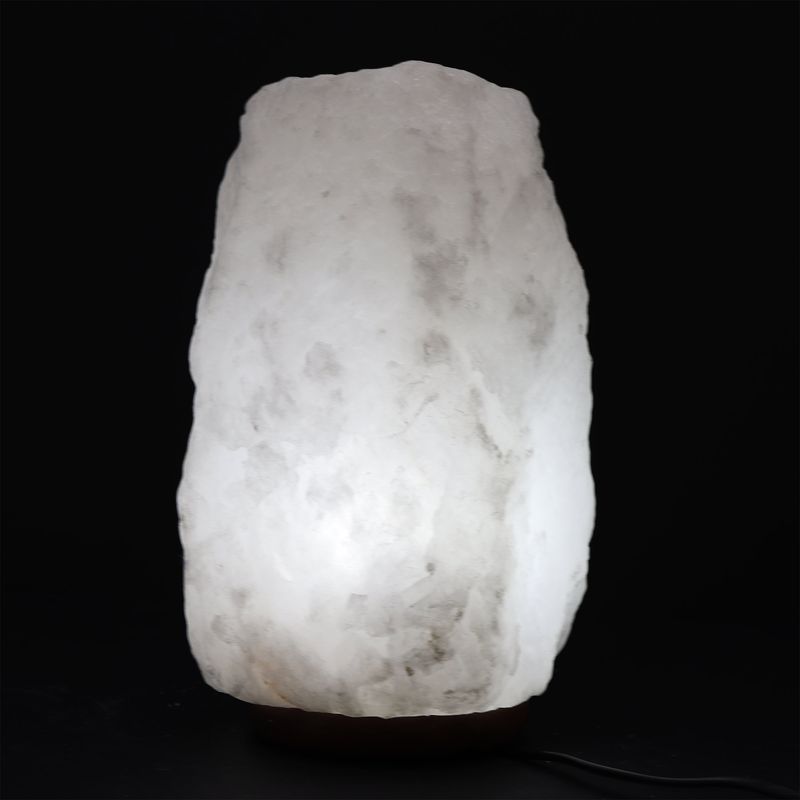 Salt Lamp Egg - Wooden Base