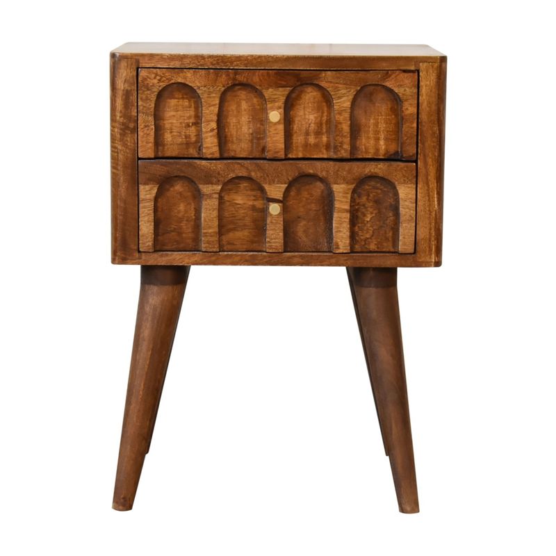 Chestnut Arch Bedside Mango Wood